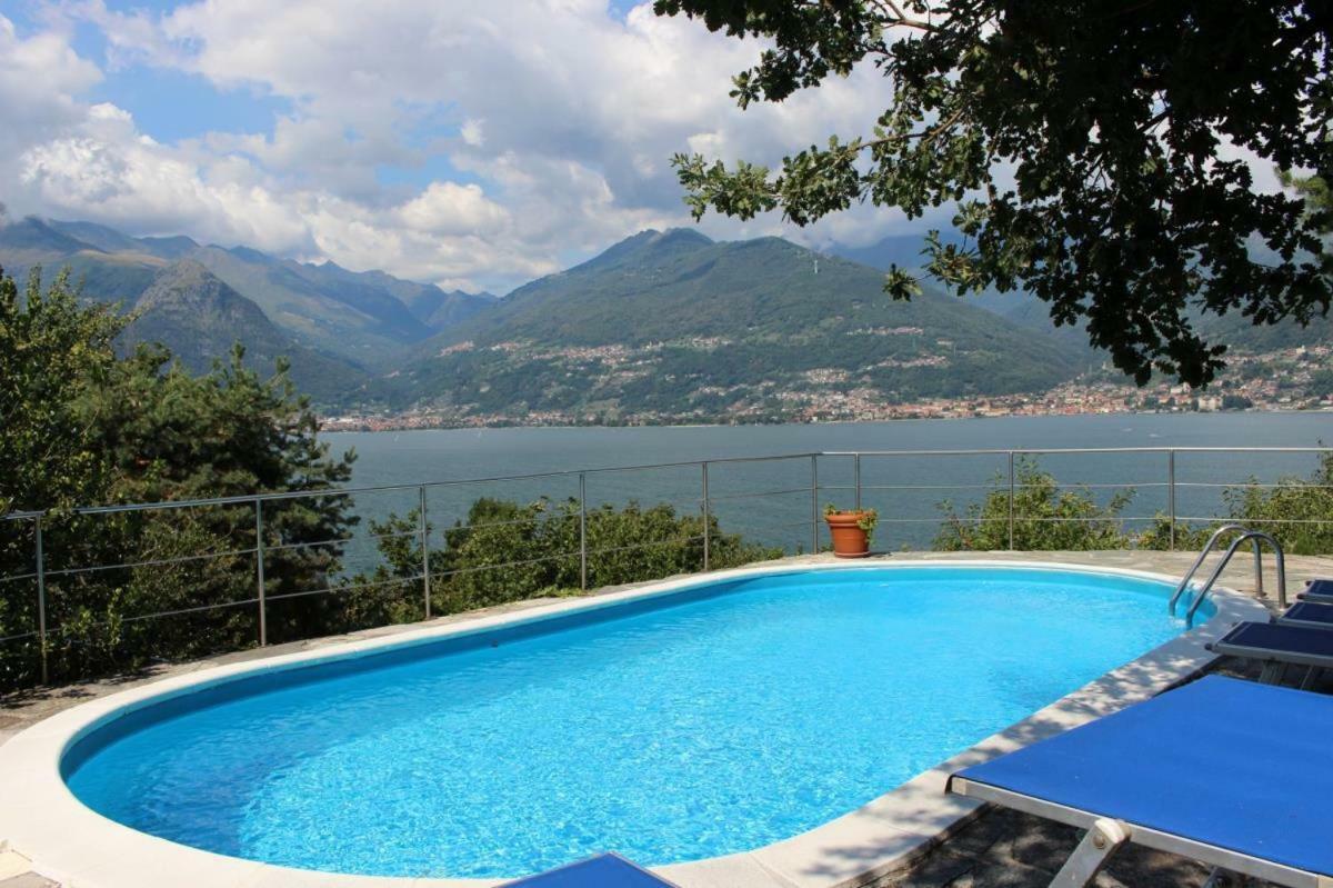 Villa Erica Con Piscina Privata Sul Lago Di Como Colico Exteriör bild